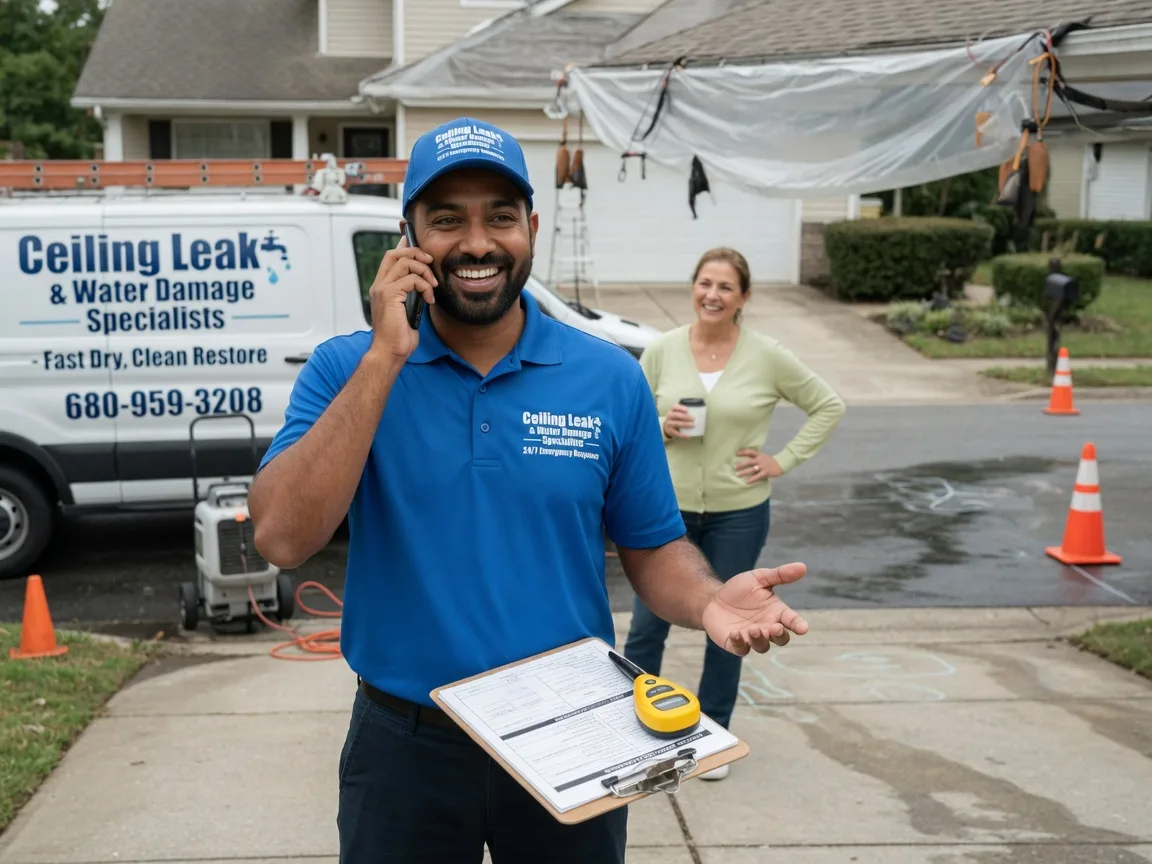 Ceiling Leak Cleanup Port Republic, NJ FAQs